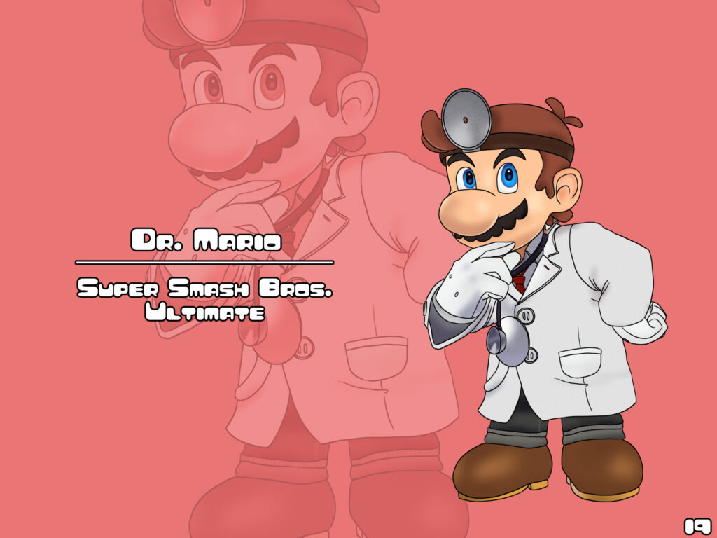 Dr.Mario（ドクターマリオ）：SuperMario Illustration - Game Characters