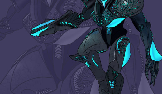 Dark Samus（ダークサムス）：Metroid　Illustration
