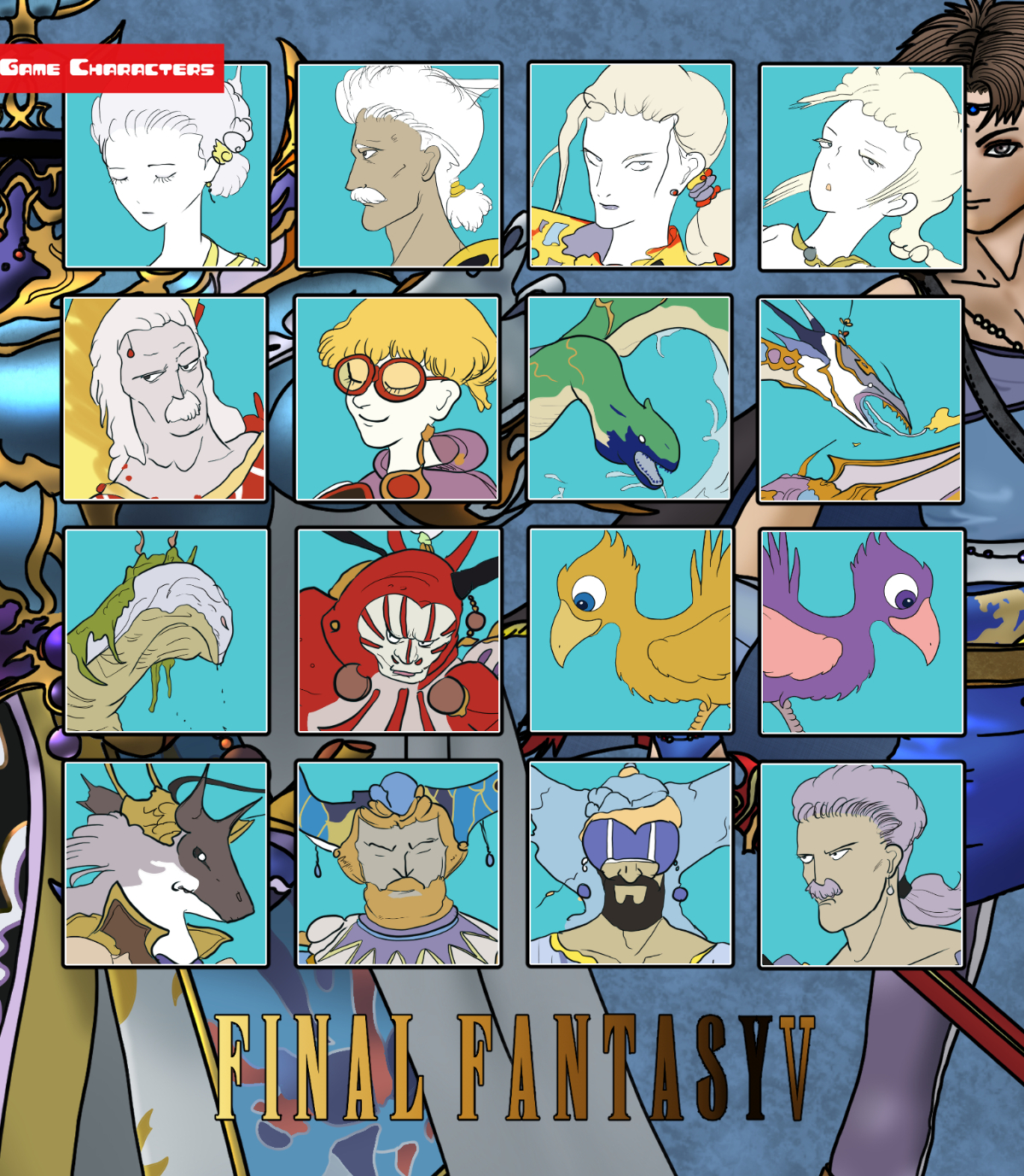 ファイナルファンタジーV』キャラクター一覧 - Characters