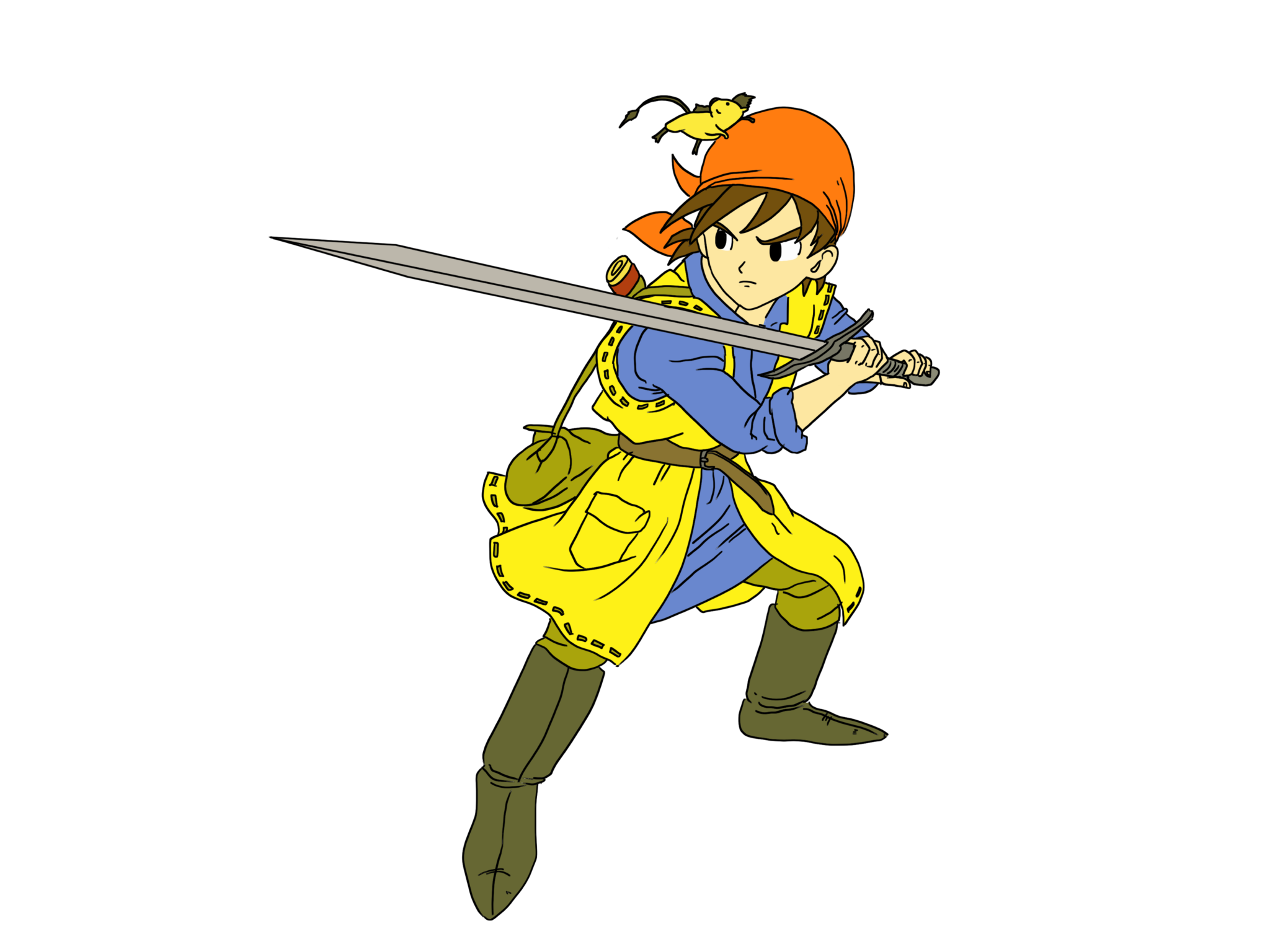 『主人公』キャラクター紹介（ドラゴンクエストVIII 空と海と大地と呪われし姫君） - Characters
