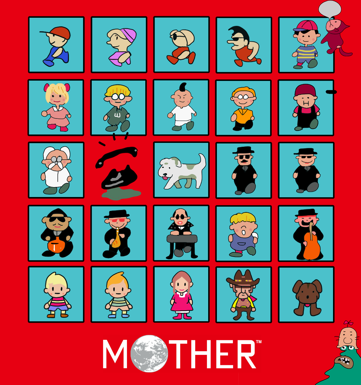 『MOTHER』シリーズキャラクター一覧 - Characters