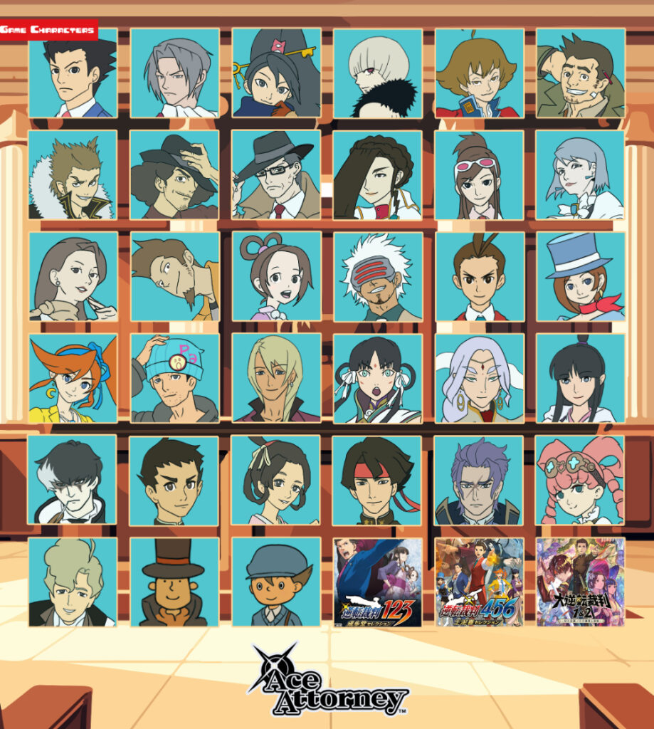 逆転裁判』シリーズキャラクター一覧 - Characters