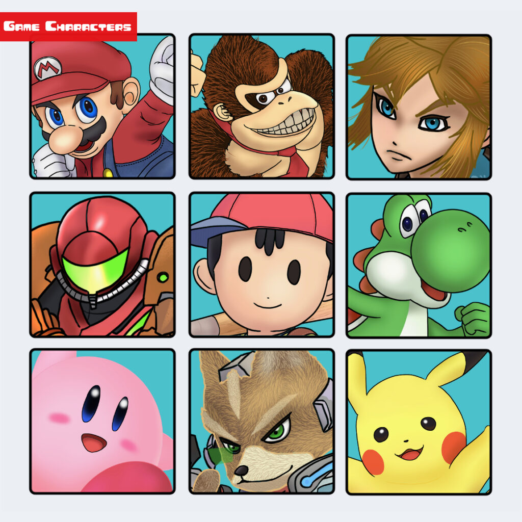 ニンテンドウオールスター!大乱闘スマッシュブラザーズ』キャラクター