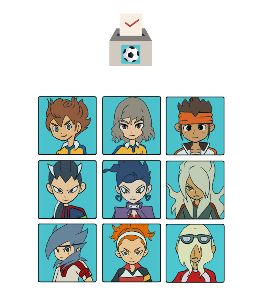 イナズマイレブンGO シャイン/ダーク』人気キャラクター投票 - Game